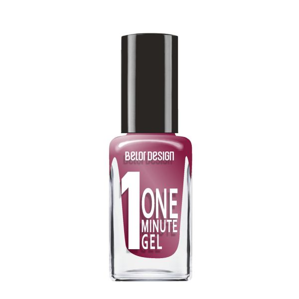 BelorDesign Nail polish One Minute Gel tone 221 sparkling burgundy 10ml